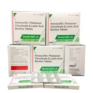 STECLAV 625 LB Tablets